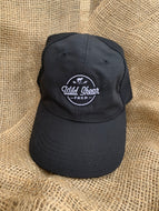 Black Solid Color Logo Hat